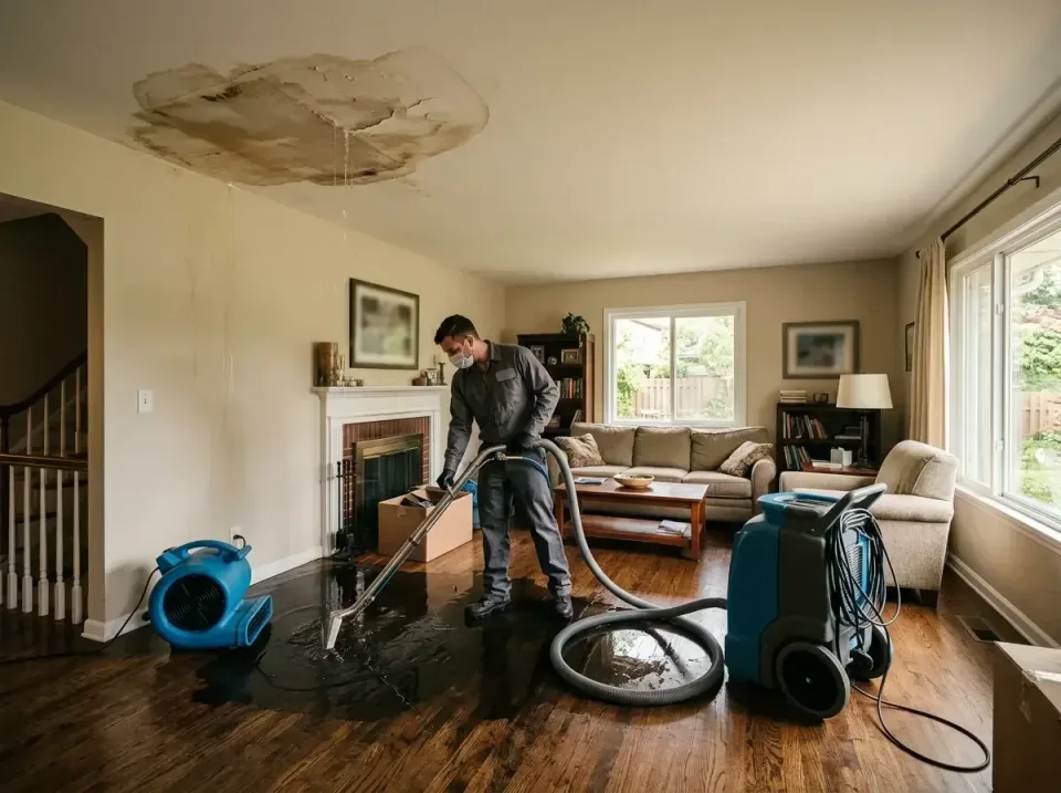 attic-pipe-burst-ceiling-drip-008 — frequently asked questions, Water Damage Restoration & Carpet Care in Greenfield, WI
